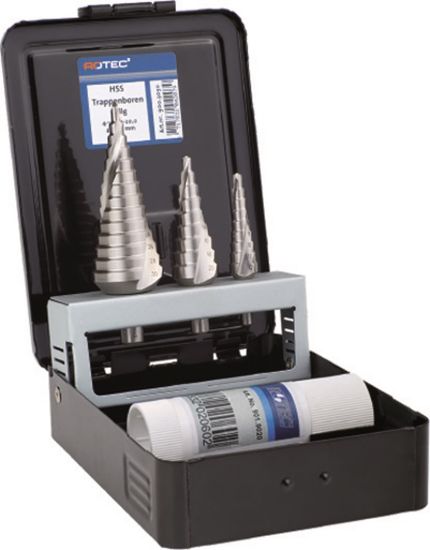Afbeeldingen van ROTEC Trappenboorset 425 3-delig Nr. 0/9-1-2 ABS