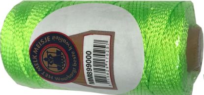 Afbeeldingen van MELKMEISJE Metselkoord nylon fluor groen 2MM 100M