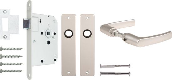 Afbeeldingen van OXLOC Loopslotset blokmodel Roubaix RVS