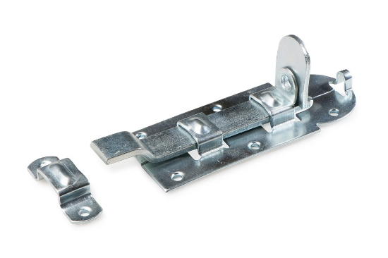 Afbeeldingen van Hangslotrolschuif VZ met bocht 56X140MM