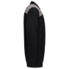 Afbeeldingen van TRICORP Polosweater bi-colour Naden 302004 zwart/grijs S