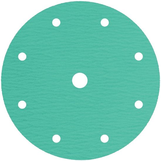 Afbeeldingen van Schuurschijf PS77CK met actieve bekleding en klittenband 150MM K80 stansvorm GLS1