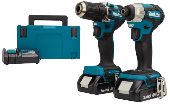 Afbeeldingen van Combiset DLX2423AJ voor lichter boor- en 18V