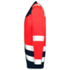 Afbeeldingen van TRICORP Softshell High Vis bi-colour 403021 fluor rood/inkt M