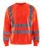 Afbeeldingen van BLÅKLÄDER Sweater 3341 High Vis rood 2XL