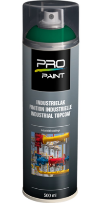 Afbeeldingen van PRO-PAINT Industrie lak / deklaag signaal groen RAL6032 HG 500ML