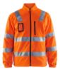 Afbeeldingen van BLÅKLÄDER Fleecejas 4853 High Vis oranje M