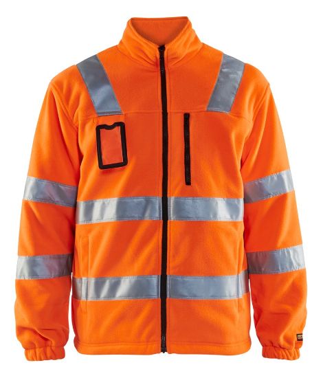 Afbeeldingen van BLÅKLÄDER Fleecejas 4853 High Vis oranje M
