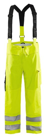Afbeeldingen van BLÅKLÄDER Regenbroek vlamvertragend 1303 High Vis geel 2XL