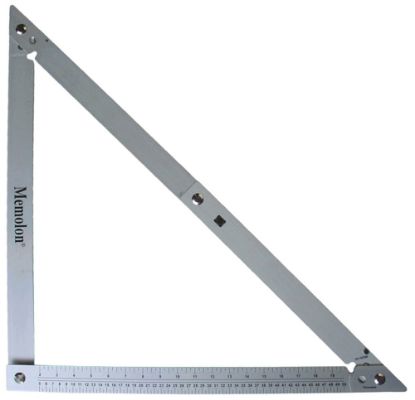 Afbeeldingen van MEMOLON Bouwhaak opvouwbaar ALU 45° & 90° 122X122X172CM