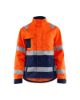 Afbeeldingen van BLÅKLÄDER Jack dames 4903 High Vis oranje/marineblauw S