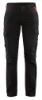 Afbeeldingen van BLÅKLÄDER Werkbroek industrie dames met stretch 7144 zwart/rood D23