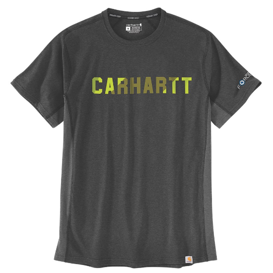 Afbeeldingen van CARHARTT T-shirt + grafische print 105203 basil heather