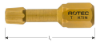 Afbeeldingen van ROTEC Torsionbit ¼" PRO T30 25MM C6,3MM conisch TiN 10x