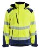 Afbeeldingen van BLÅKLÄDER Softshell winterjas lichtgewicht 4400 High Vis geel/marineblauw L