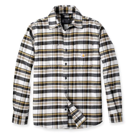 Afbeeldingen van CARHARTT Overhemd flannel geruit lange mouwen 106352 malt XL