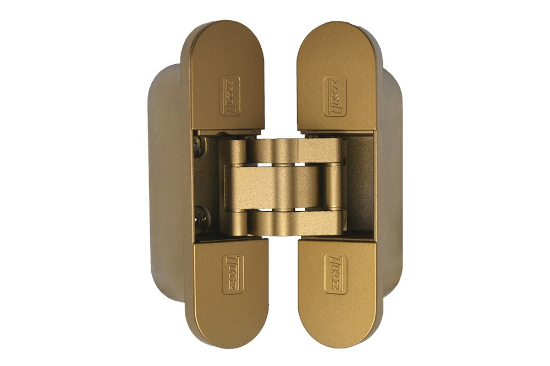 Afbeeldingen van 3D scharnier zamac satijn brons 29X111MM CE