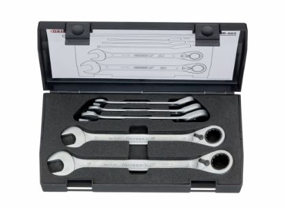 Afbeeldingen van GEDORE Ringratelsteeksleutelset 7 UR-005 omschakelbaar 8-19MM 5x