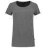 Afbeeldingen van TRICORP T-shirt Premium Naden dames 104005 steengrijs melange S