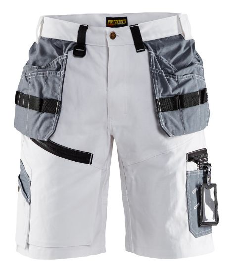 Afbeeldingen van BLÅKLÄDER Short X1500 1512 wit/grijs C50