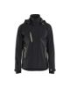 Afbeeldingen van BLÅKLÄDER Shelljack stretch 4483 zwart/High Vis geel L