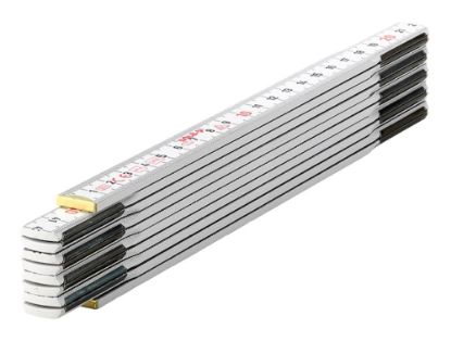 Afbeeldingen van SOLA Vouwduimstok hout EG-klasse 3 wit HW2/10 2M
