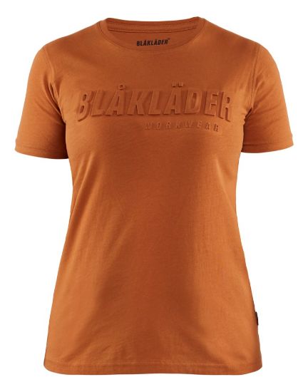 Afbeeldingen van BLÅKLÄDER T-shirt 3D dames 3431 roest S