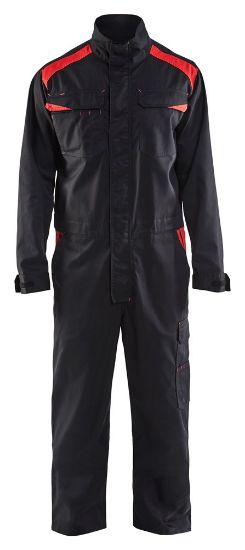 Afbeeldingen van BLÅKLÄDER Overall industrie 6054 zwart/rood C60