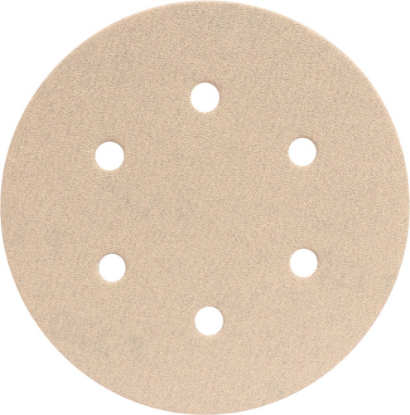 Afbeeldingen van KELFORT Klitschuurschijf wit 6-gat 150MM K120 10x