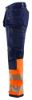 Afbeeldingen van BLÅKLÄDER Werkbroek met 4-weg stretch 1993 marineblauw/High Vis oranje D100