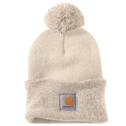 Afbeeldingen van CARHARTT Muts PomPom gebreid dames 102240 winter wit onesize