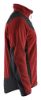 Afbeeldingen van BLÅKLÄDER Gebreid vest met softshell 5942 gebrand rood/zwart L
