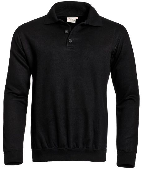 Afbeeldingen van SANTINO Polosweater Robin zwart XS