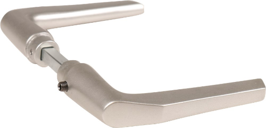 Afbeeldingen van OXLOC Deurkruk haaks-model Nantes aluminium F1 38-42MM