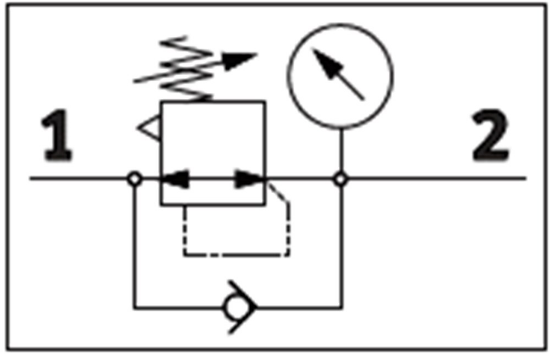 Afbeeldingen van Drukregelaar manometer R¼-8MM