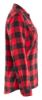 Afbeeldingen van BLÅKLÄDER Overhemd dames flanel 3218 rood/zwart M