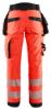 Afbeeldingen van BLÅKLÄDER Softshell werkbroek dames 7118 High Vis rood/zwart C36