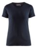 Afbeeldingen van BLÅKLÄDER T-shirt dames Slim-Fit 3304 donker marineblauw XS