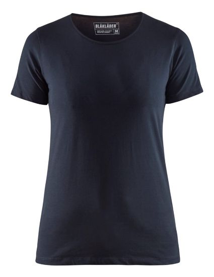 Afbeeldingen van BLÅKLÄDER T-shirt dames Slim-Fit 3304 donker marineblauw XS