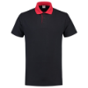 Afbeeldingen van TRICORP Poloshirt contrast 201004 navy/rood 2XL