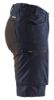 Afbeeldingen van BLÅKLÄDER Short service dames met stretch 7149 donker marineblauw/zwart C48