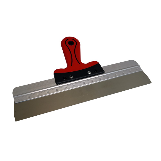 Afbeeldingen van MELKMEISJE Spackmes RVS softgrip dun 150MM