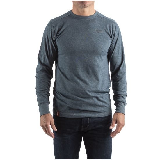 Afbeeldingen van MILWAUKEE Shirt hybrid long sleeve HTLSBLU blauw 2XL
