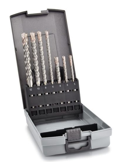Afbeeldingen van Borenset SDS-Plus VHM kop 7x