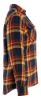 Afbeeldingen van BLÅKLÄDER Overhemd dames flanel 3218 gebrand rood/donker marineblauw 3XL