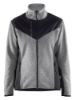 Afbeeldingen van BLÅKLÄDER Gebreid vest met softshell dames 5943 grijs mêlee/zwart XS