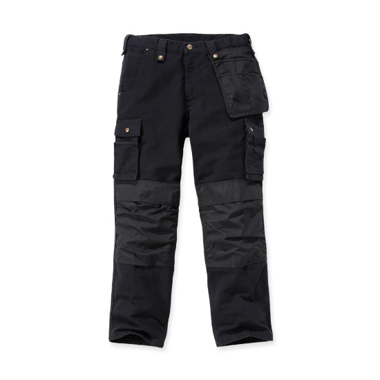Afbeeldingen van CARHARTT Werkbroek washed duck multipocket 101837 zwart W40/L32