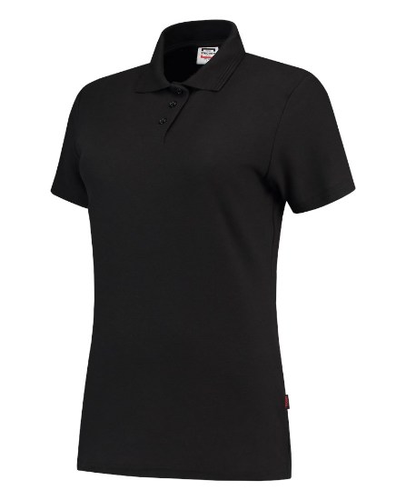Afbeeldingen van TRICORP Poloshirt dames 201010 zwart 4XL
