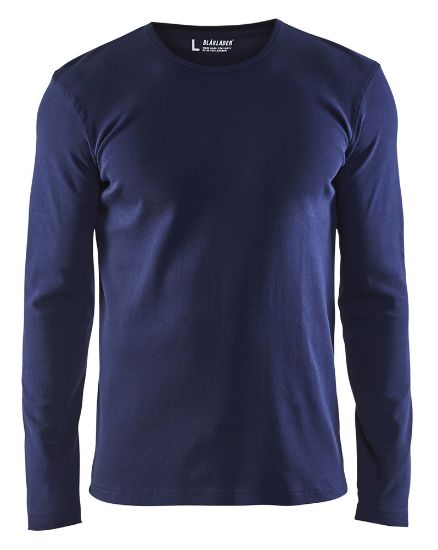 Afbeeldingen van BLÅKLÄDER T-shirt met lange mouwen 3314 marineblauw L