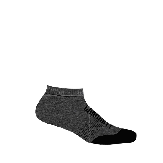 Afbeeldingen van CARHARTT Sokken laag met logo 802232 carbon heather L 3x